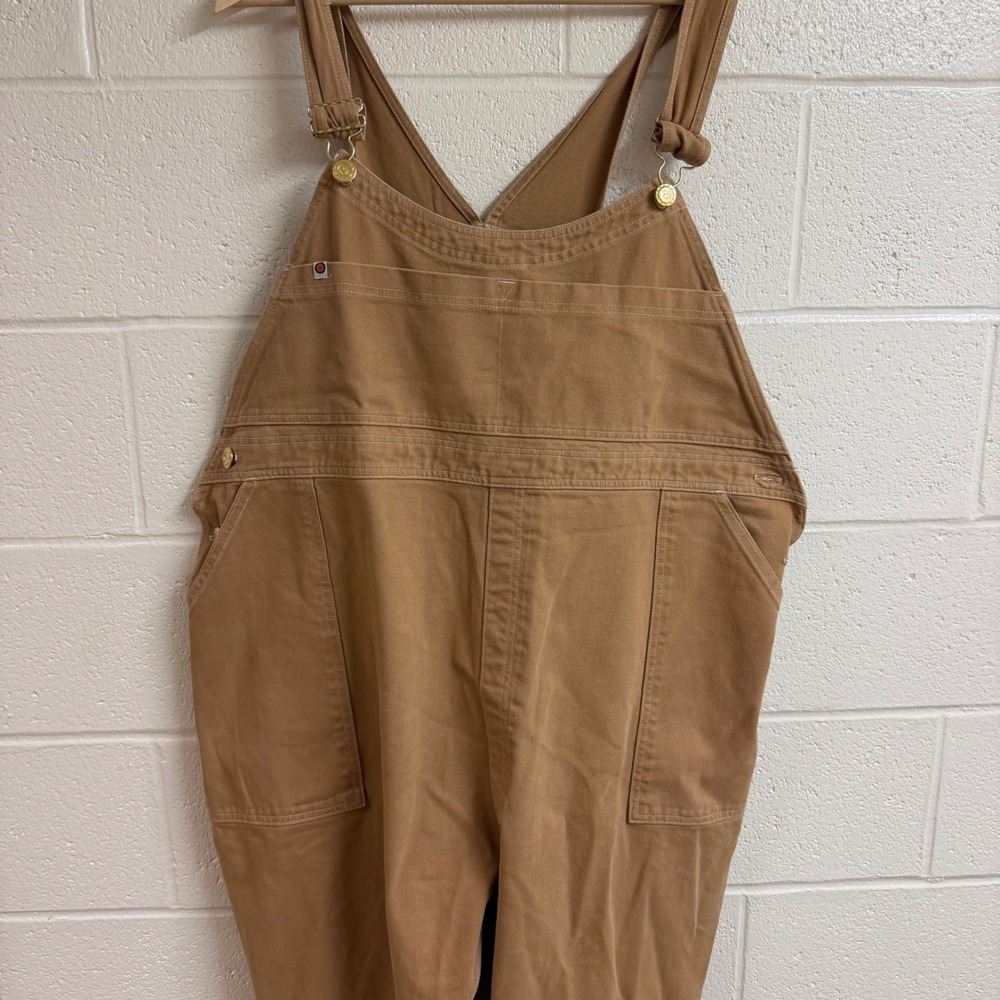 Big Bud Press Unisex Artist Togs Canvas Overalls XL Tan Cotton Made in USA